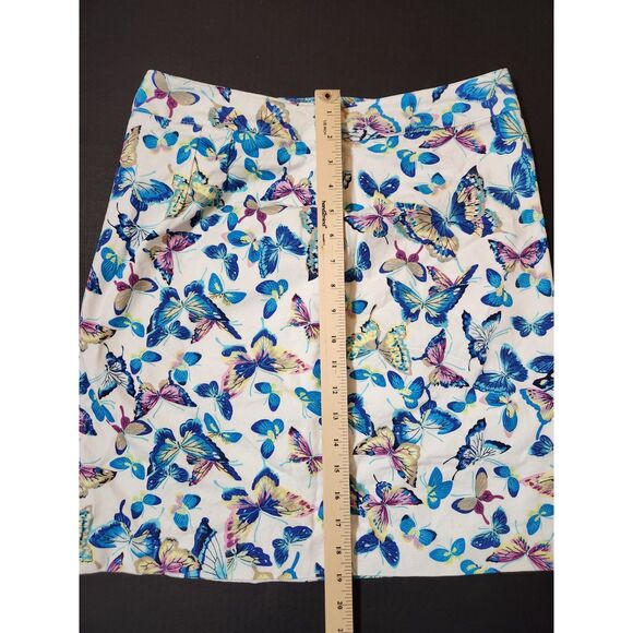 Talbots Butterfly Print Skirt – Size 6 – Cotton Blend - Picture 6 of 6